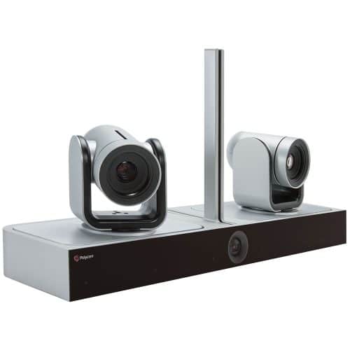 Polycom Eagle Eye Director II with Two Eagle Eye IV Cameras side view