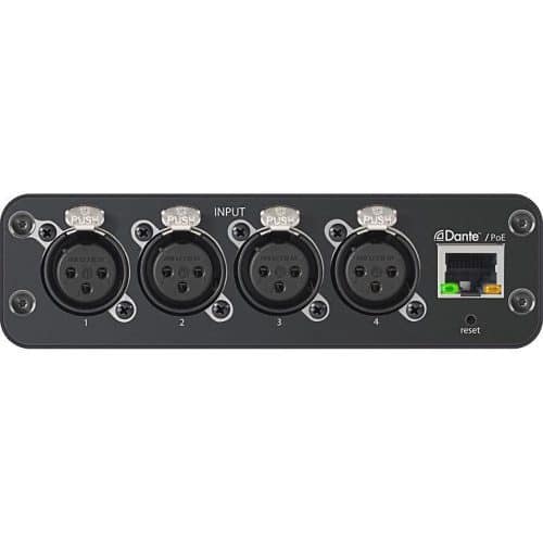 Shure ANI4IN-XLR Audio Network Interface backplane