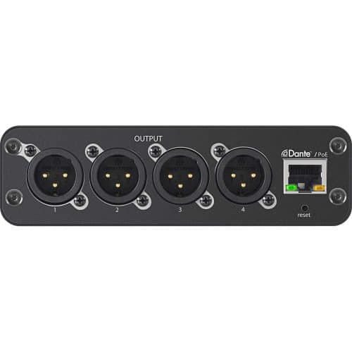 Shure ANI4OUT-XLR Audio Network Interface backplane