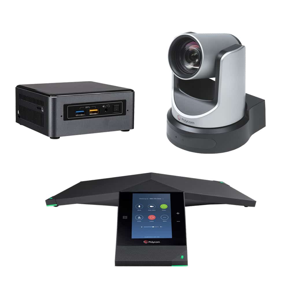 Zoom rooms kit polycom trio 8800 eagleeye iv usb camera