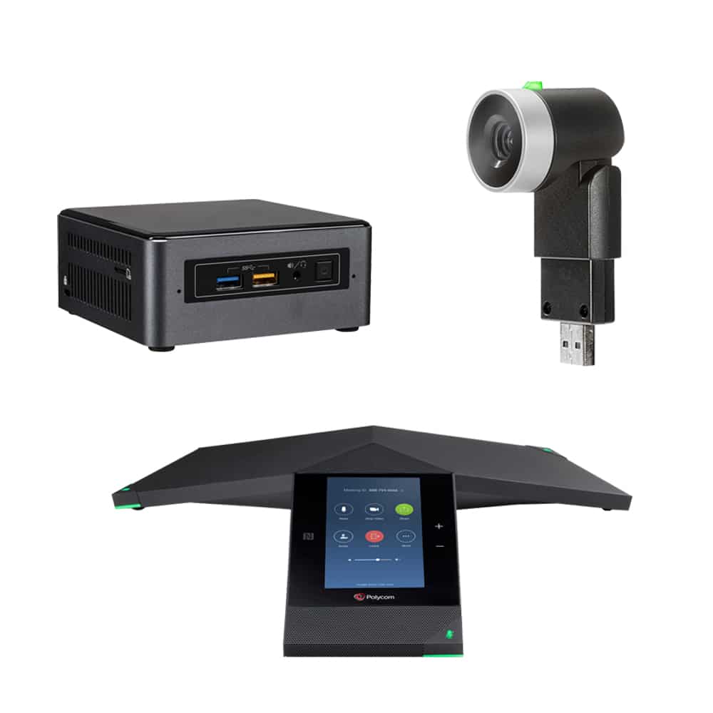 Zoom Rooms Kit - Polycom Trio + EagleEye Mini & Intel NUC