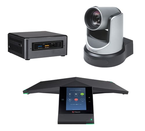 Zoom Rooms Kit - Polycom Trio + EagleEye IV USB 500x450